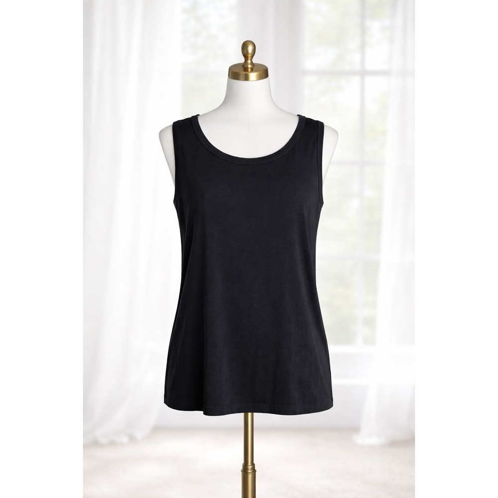 Travelers by Chico's Slinky Travel Knit‎ Cami Tank Top Dark Gray Size 3 US XL